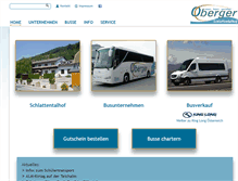 Tablet Screenshot of oberger.at